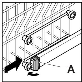 CANDY CDS 210 - ADJUSTMENT OF THE UPPER BASKET - 2