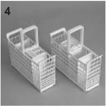 CANDY CDS 210 - Lower basket (fig. 3) - 1