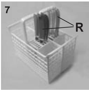 CANDY CDS 210 - Lower basket (fig. 6) - 1