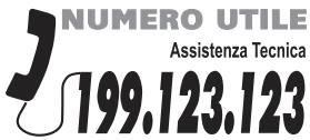 CANDY CDB 30 - UN SOLO NUMERO TELEFONICO PER OTTENERE ASSISTENZA. - 1