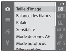 NIKON COOLPIX AW110 - Appuyez sur MENU. - 3