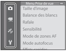 NIKON COOLPIX AW110 - Navigation entre les icônes de menu - 2