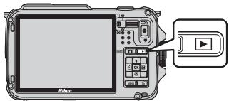 NIKON COOLPIX AW110 - Appuyez sur la commande ▶ (visualisation). - 1