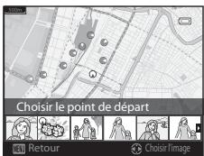 NIKON COOLPIX AW110 - Appuyez sur ◀ ou ▶ pour sélectionner l'image de début, et appuyez sur Ⓞ. - 1