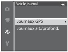 NIKON COOLPIX AW110 - Sélectionnez un journal à afficher à l'aide du sélecteur multidirectionnel, puis appuyez sur Ⓞ. - 1