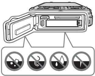 NIKON COOLPIX AW110 - Remarques concernant l'étanchéité à l'eau et à la poussière - 1