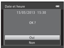 NIKON COOLPIX L320 - Appuyez sur ou pour selectionner Oui puis appuyez sur la commande @R. - 1