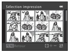 NIKON COOLPIX L320 - Sélectionnez les images (99 maximum) et le nombre de copies youlu (jusqu'à neuf) pour chaque image. - 1