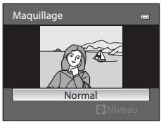 NIKON COOLPIX P7700 - Appuyez sur la commande ou du sélecteur multidirectionnel pour sélectionner le niveau de réglage, puis appuyez sur - 1