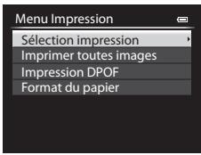NIKON COOLPIX P7700 - Choisissez Sélection impression, Imprimer toutes images ou Impression DPOF, puis appuyez sur OK. - 1