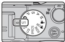 NIKON COOLPIX P7700 - U1, U2 et U3 (Modes réglages utiliser) - 1