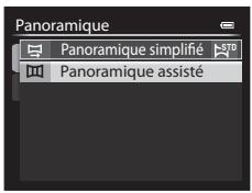 NIKON COOLPIX P7700 - Sélectionnez Panoramaque assisté, puis appuyez sur OK. - 1