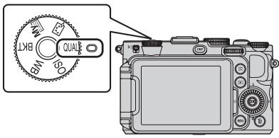 NIKON COOLPIX P7700 - Tournez la molette d'accès rapide pour sélectionner un accès rapide. - 1