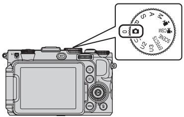 NIKON COOLPIX P7700 - Positionné le sélecteur de mode sur le mode de prise de vue de votre choix. - 1