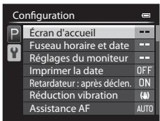 NIKON COOLPIX P7700 - Menu configuration - 1