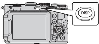 NIKON COOLPIX P7700 - Navigation entre les affichages de l'écran du moniteur (commande DISP) - 1
