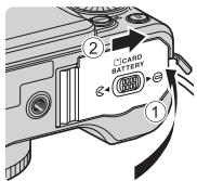 NIKON COOLPIX P7700 - Fixation de l'adaptateur secteur EH-5b et du connecteur d'alimentation EP-5A - 3