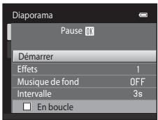 NIKON COOLPIX S1200PJ - Sélectionnez demarrer à l'aide du sélecteur multidirectionnel et appuyez sur la commande OK. - 1