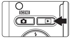 NIKON COOLPIX S1200PJ - Maintenez la commande enforcée pour permettre l'appareil photo sous tension. - 1