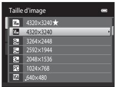 NIKON COOLPIX S1200PJ - Utilisation des menus (commande MENU) - 4