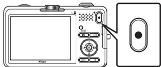 NIKON COOLPIX S1200PJ - Appuyez sur la commande (enregistrement video) pour lancer l'enregistrement de la vidéo. - 1