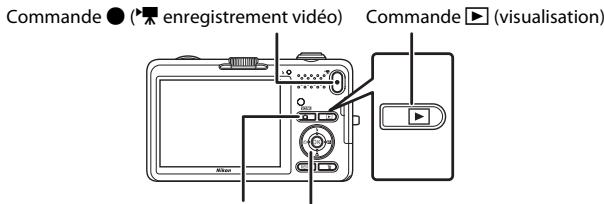 NIKON COOLPIX S1200PJ - Appuyez sur la commande (visualisation). - 1