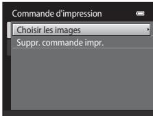 NIKON COOLPIX S1200PJ - Sélectionnez commande d'impression à l'aide du sélecteur multidirectionnel et appuyez sur la commande OK. - 2