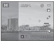 NIKON COOLPIX S1200PJ - Appuyez sur la commande lorsque la prise de vue est terminée. - 1