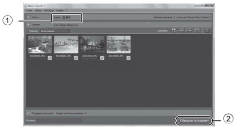 NIKON COOLPIX S3300 - Transfert d'images vers l'ordinateur. - 1