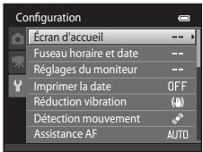 NIKON COOLPIX S3300 - Menu configuration - 1