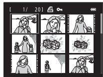 NIKON COOLPIX S3300 - Affichage des imagettes/calendrier - 3
