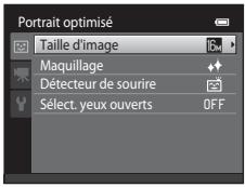 NIKON COOLPIX S3300 - Options du menu portrait optimisé - 1