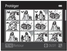 NIKON COOLPIX S3300 - Appuyez sur ▲ ou ▼ pour sélectionner ou désélectionner des photos (ou pour spécifier le nombre de copies). - 1