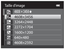 NIKON COOLPIX S3300 - Modification de la taille d'image (Taille d'image) - 1