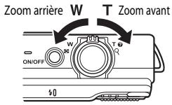NIKON COOLPIX S6200, COOLPIX S6500 - Commande de zoom - 1