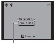 NIKON COOLPIX S6200, COOLPIX S6500 - L'impression démarre. - 1