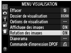 NIKON D3200 - Mettre en surbrillance une rubrique du menu. - 2