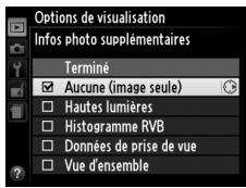 NIKON D3200 - Options de visualisation - 1