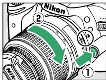 NIKON D3200 - Retrait de l'objet - 1