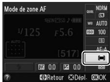 NIKON D3200 - Positionner le curseur dans l'affichage des informations. - 2