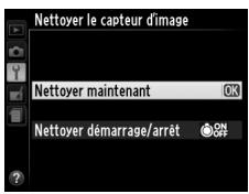 NIKON D3200 - Sélectionner nettoyer maintenant. - 2