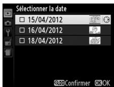NIKON D3200 - Mettre une date en surbrillance. - 2