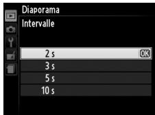 NIKON D3200 - Définir les options du diaporama. - 2