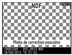 NIKON D3200 - Données de référence de correction de la poussière - 1