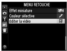 NIKON D3200 - Le menu retouche - 1