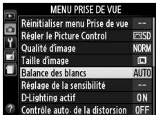 NIKON D3200 - Le menu prise de vue - 1