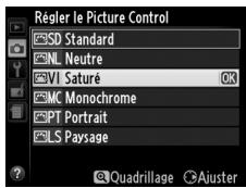 NIKON D3200 - Choisir un picture control. - 2