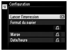 NIKON D3200 - Afficher les options d'impression. - 2