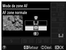 NIKON D3200 - Choisir un mode de zone AF - 2