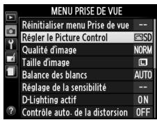 NIKON D3200 - Afficher les picture control. - 1
